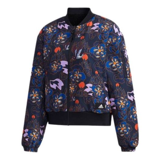 (WMNS) adidas CNY Mic Bomber Series Double Sided Aviator Jacket GG0770
