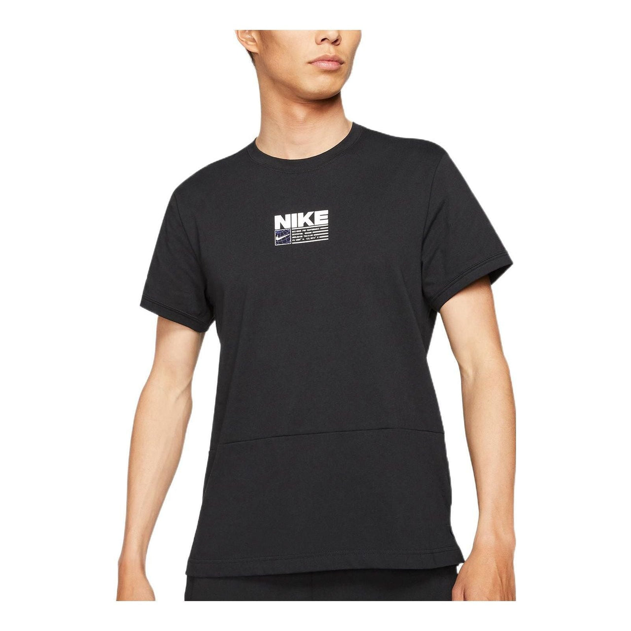 Men's Nike Minimalistic Alphabet Logo Printing Casual Short Sleeve Black T-Shirt CZ2575-010