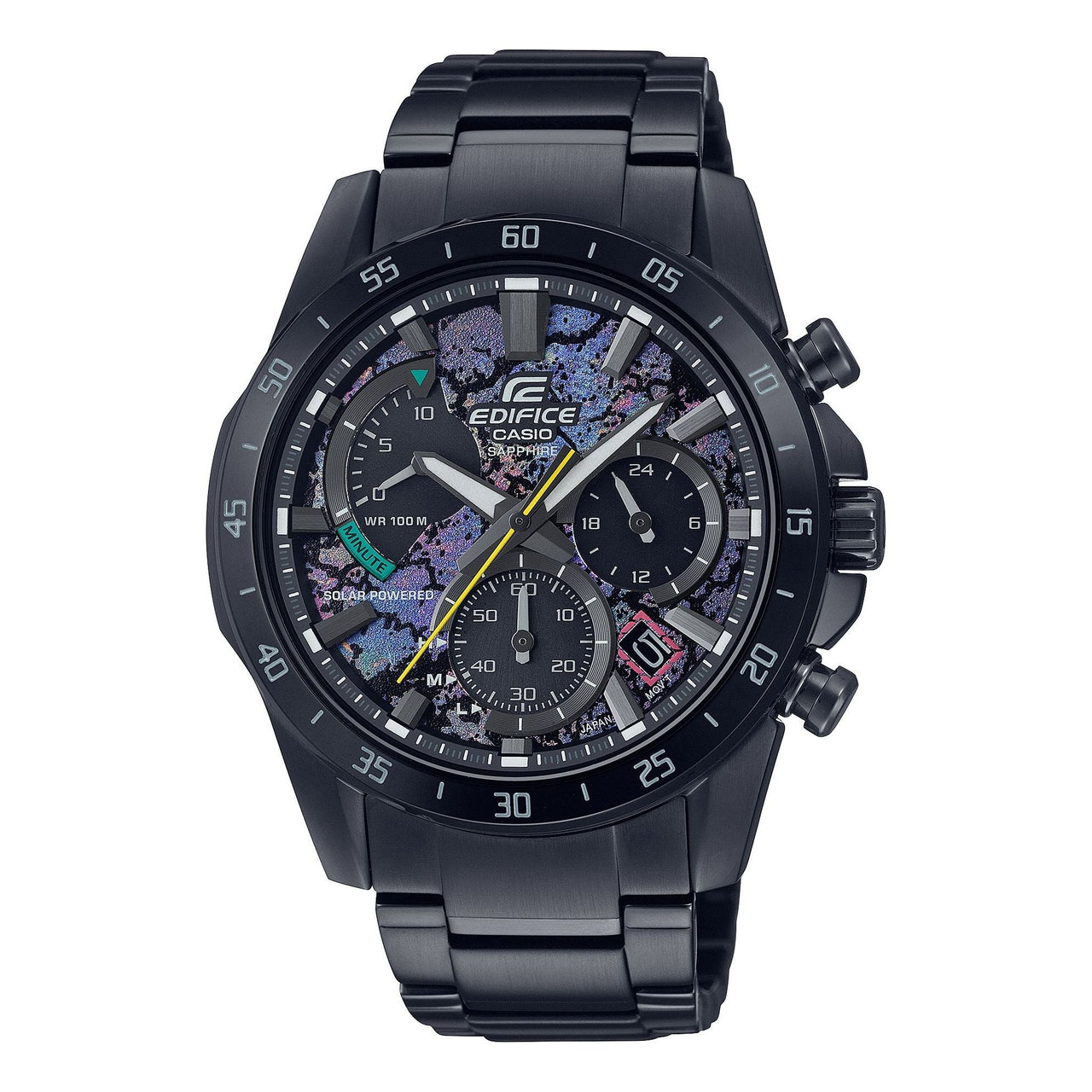 CASIO EFS-S580CP-1AVUPRC Waterproof EDIFICE Solar Powered Mens Analog EFS-S580CP-1AVUPRC