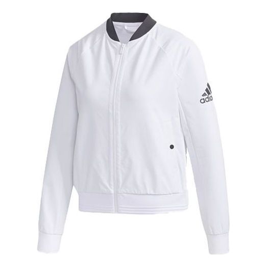 (WMNS) adidas Woven aviator Jacket White FM9314