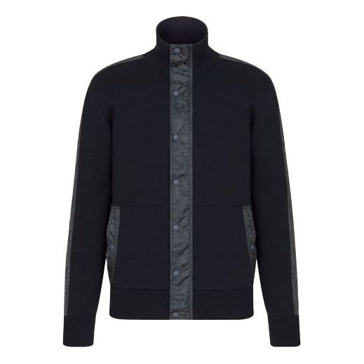 DIOR SS21 Oblique Embedded Weave Tech Jacket For Men Grey 113M222AT192-C585