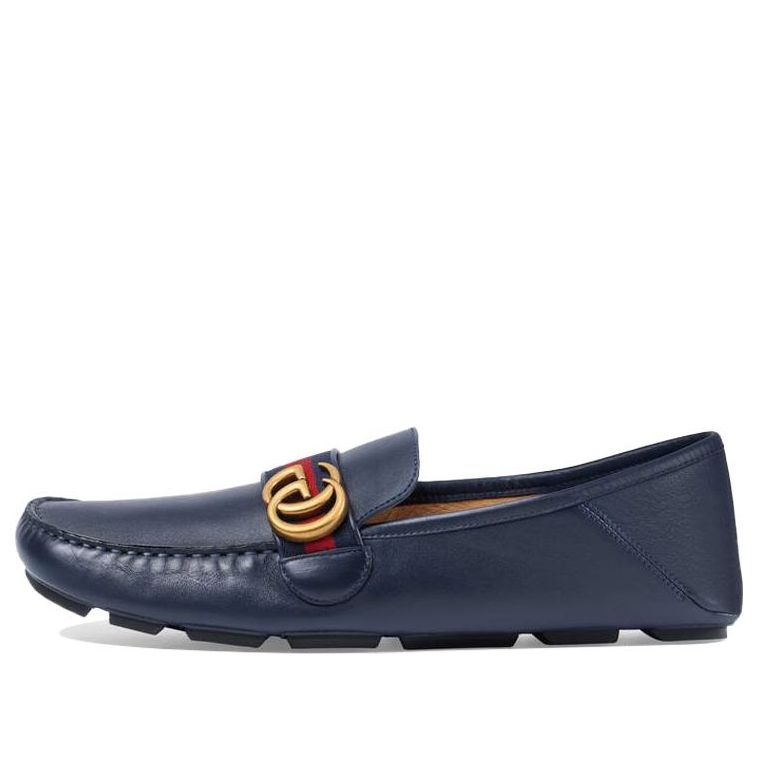 Gucci Horsebit Loafers Moccasins 'Navy' 450891-DTM10-4062