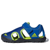 (GS) adidas Captain Toey K Velcro Outdoor Flat Heel Sports Blue Green Sandals 'Blue Green' CM7639