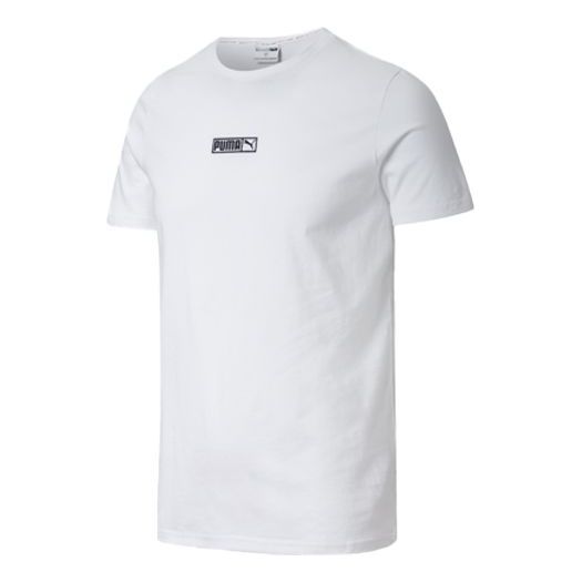 PUMA Classics Round Neck Short Sleeve Couple Style White 584428-02