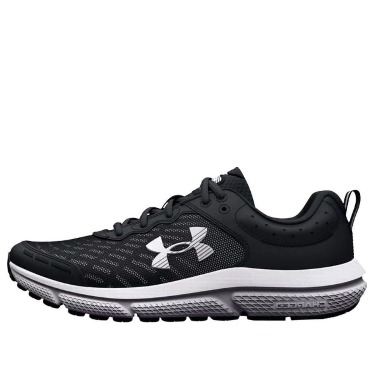 (GS) Under Armour Assert 10 AC 'Black White' 3026182-001