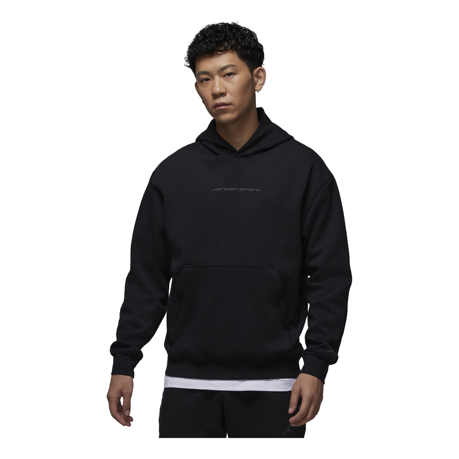 Air Jordan Dri-FIT Sport Hoop Fleece Hoodie Asia Sizing 'Black' HF0281-010