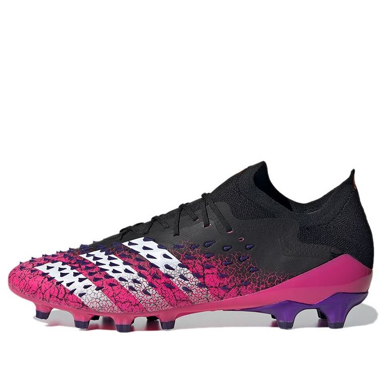 adidas Predator Freak .1 L AG Artificial Grass 'Black Pink' FZ3751