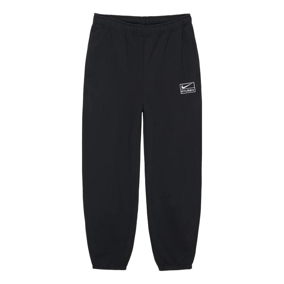 Nike x Stussy Washed Sweatpants 'Black ' DO5297-010
