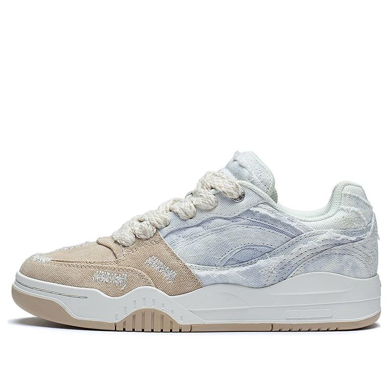 (WMNS) Li-Ning Moon White 'Grey Tan' AGCS427-6