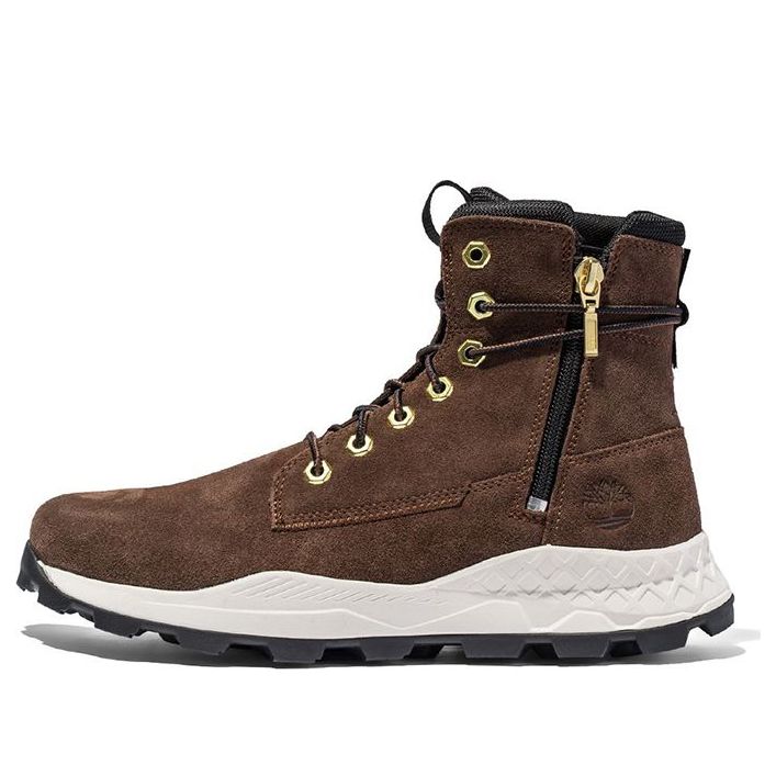 Timberland Brooklyn Side Zip Boot 'Brown Nubuck' A5YWF931