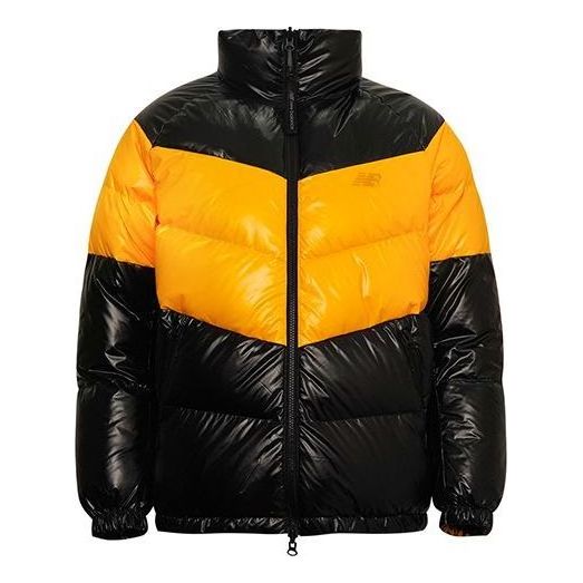 New Balance Reversible Puffer Coat 'Black Yellow' NP943013-MY