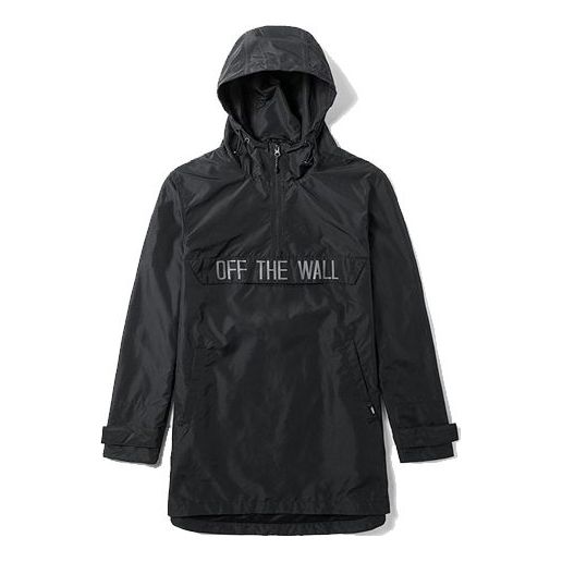 Men's Vans Skate All Day Athleisure Casual Sports Jacket Black VN0A3TWOBLK