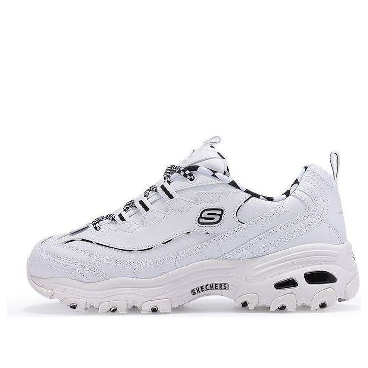 (WMNS) Skechers D'Lites 1.0 low Shoes GS White 149227-WBK
