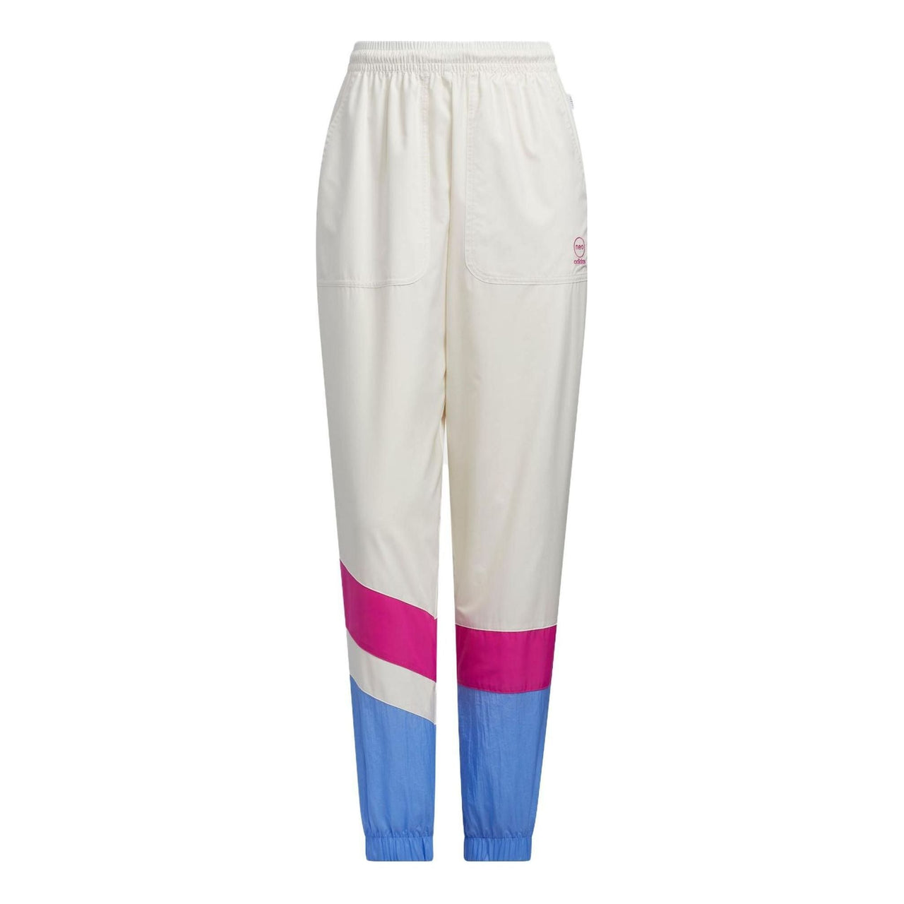 (WMNS) adidas Woven VBE Pants 'White Pink' IA6747