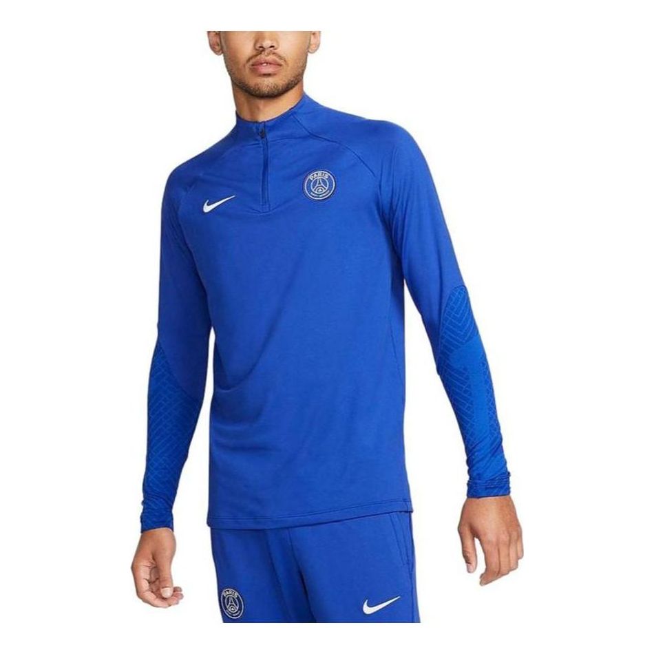 Nike x Paris Saint-Germain Strike Dri-FIT Knit Football Drill Top 'Blue' DN2815-418