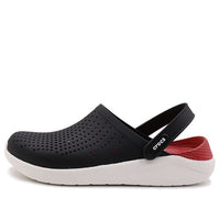 Crocs LiteRide Black Sandals 'Black White' 204592-066