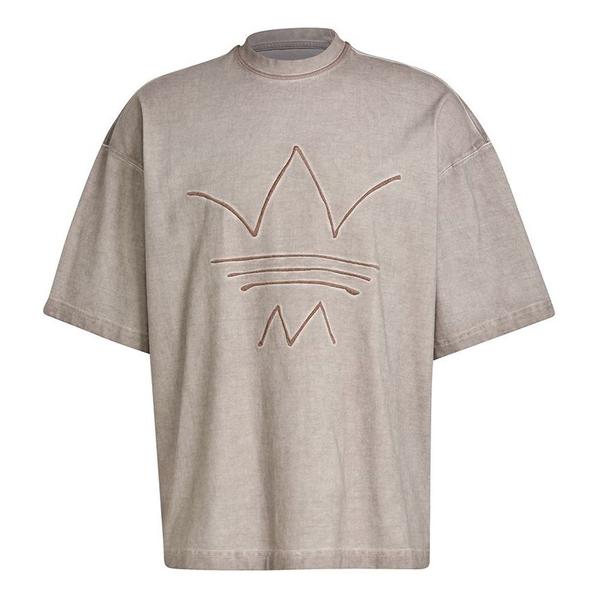 adidas originals R.Y.V Oversize Abstract Trefoil Tee For Men Timber GN3300