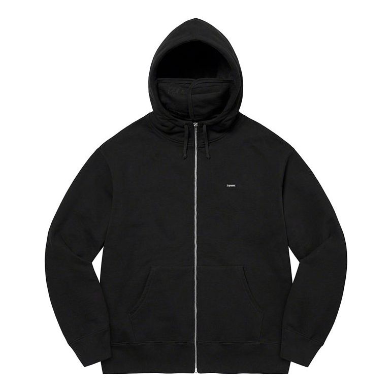 Supreme Small Box Facemask Zip Up Hooded Sweatshirt 'Black' SUP-FW21-320