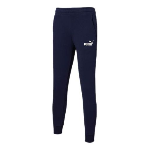 PUMA Essential Logo Pants 'Navy' 851753-06