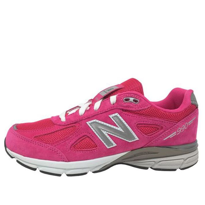 (GS) New Balance 990v4 'Pink Silver' KJ990PEG