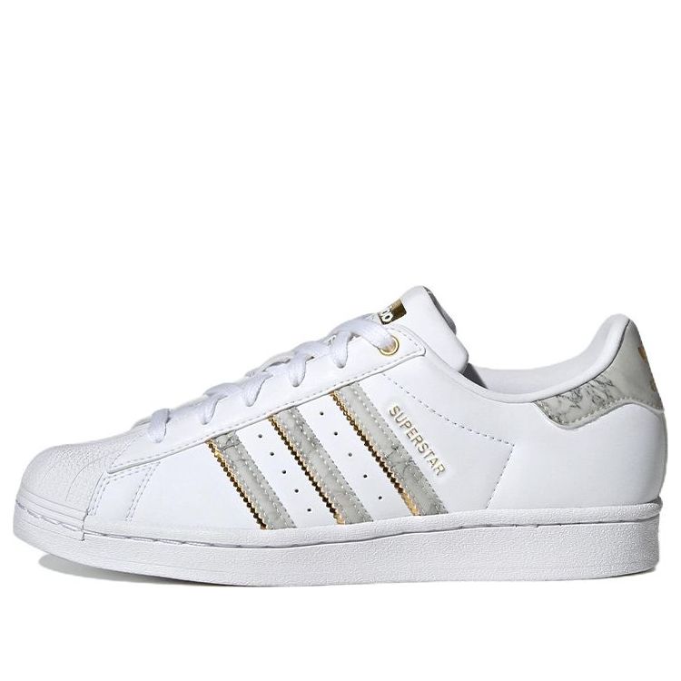 (WMNS) adidas Superstar 'White Gold Metallic' GX1839