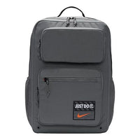 Nike Large Capacity Training Sports Zipper  Fabric Schoolbag Backpack Unisex Smoke Gray DQ5183-084