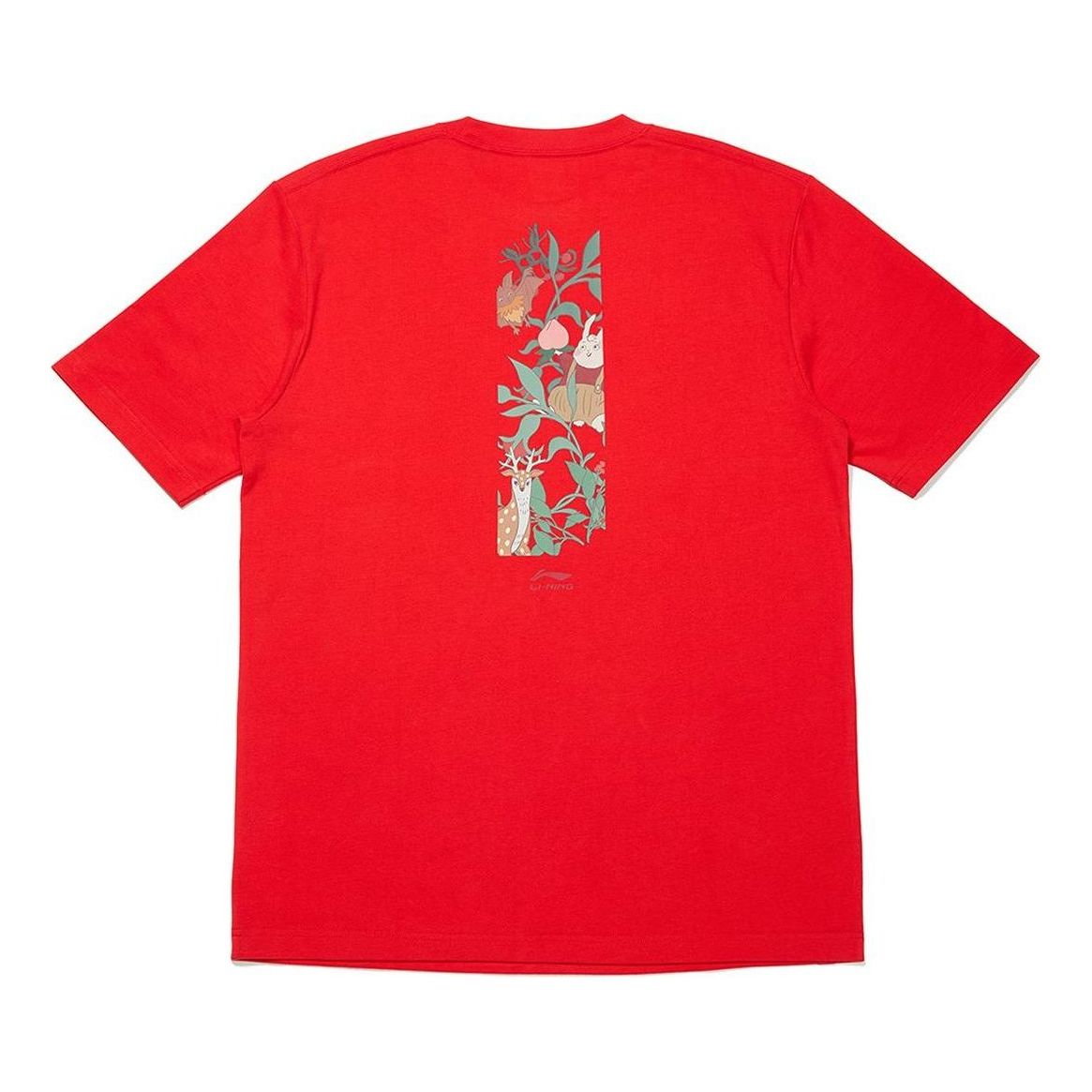 Li-Ning Rijindoujin Cartoon Graphic T-shirt 'Red' AHST001-2