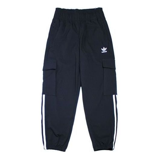(GS) adidas Adicolor Cargo Trousers 'Black' IL1846