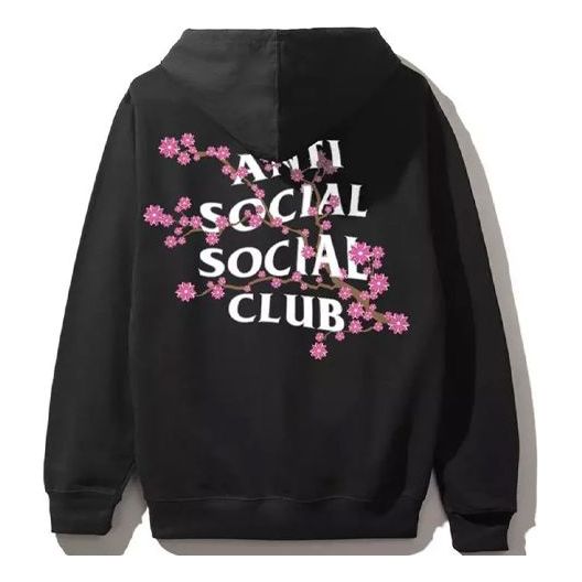 ANTI SOCIAL SOCIAL CLUB Unisex Printing Logo Sweatshirt Black ASSW433