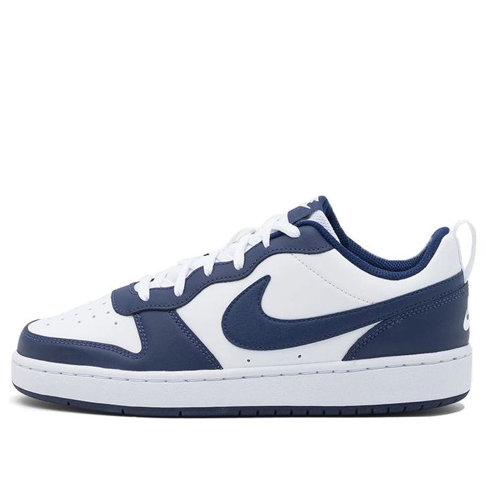 (GS) Nike Court Borough Low 2 'White Signal Blue' BQ5448-107