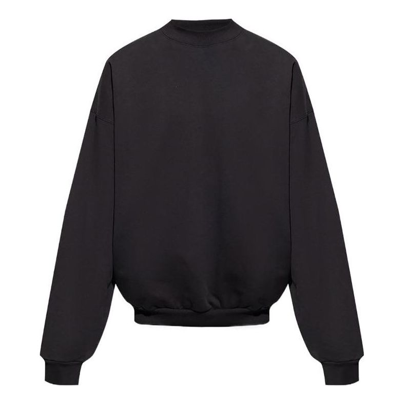 Balenciaga Care Label Creweneck Sweatshirt 'Black' 724511TNVL61070