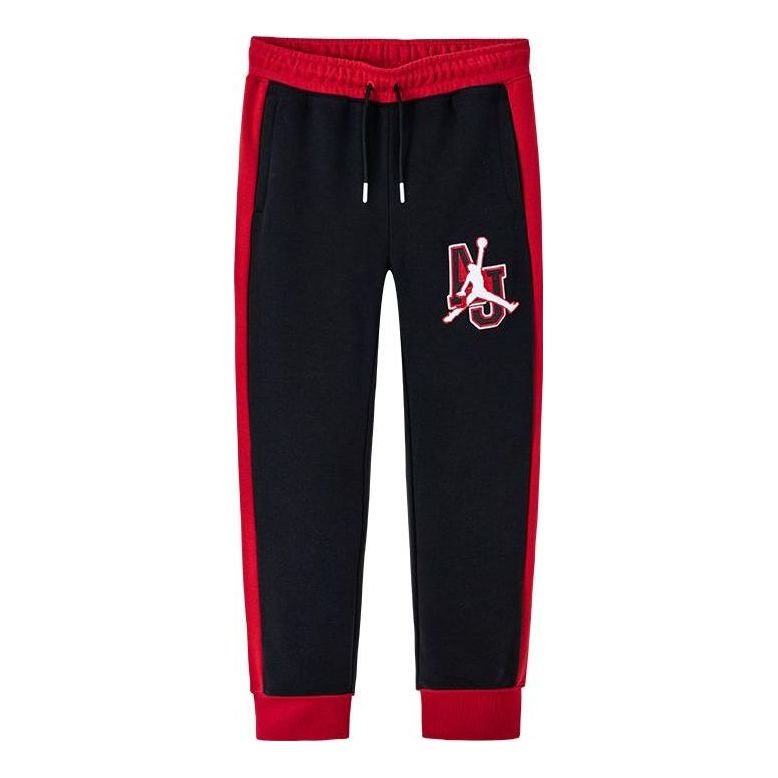 (GS) Air Jordan Jumpman Classic Casual Joggers 'Black Red' JD2112113GS-001