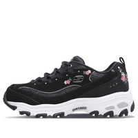 (WMNS) Skechers D'lites 1.0 Black 11977-BLK