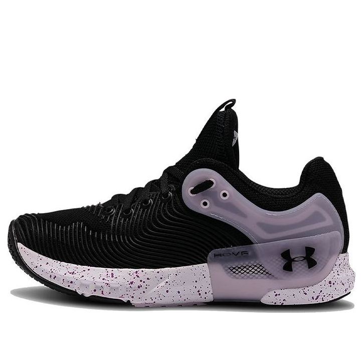 (WMNS) Under Armour Hovr Apex 2 Sports Shoes Black/Purple 3023008-002
