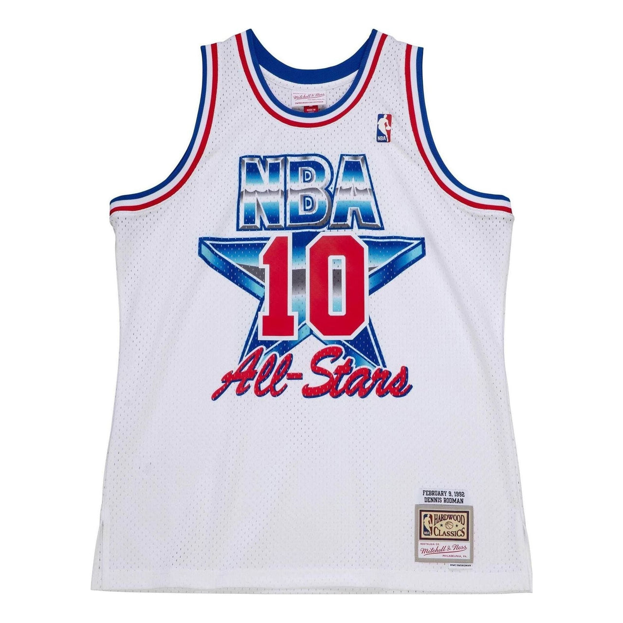 Mitchell & Ness x NBA All Star East 1992-93 Swingman Jersey 'Dennis Rodman 10' SMJY3321-ASE92DRDWHIT