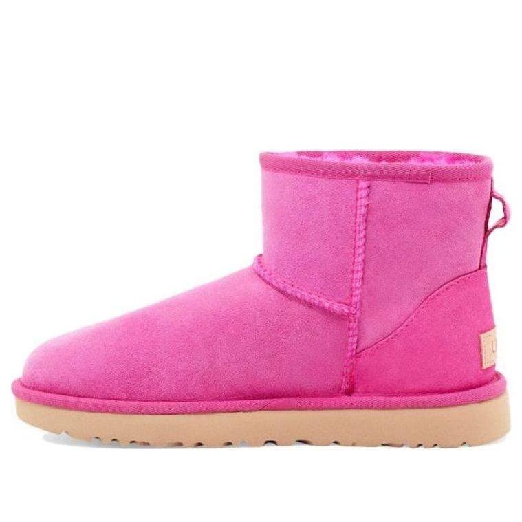 (WMNS) UGG Classic Mini II Boot Snow Boots Pink 1016222-RCR