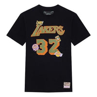 Mitchell & Ness x NBA Los Angeles Lakers Script T-shirt 'Magic Johnson 32' BNN3DP22083-LALBLCKEJH