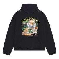 Balenciaga Year Of The Tiger FBI Revesible Hoodie 'Navy' 681472TLVM44084