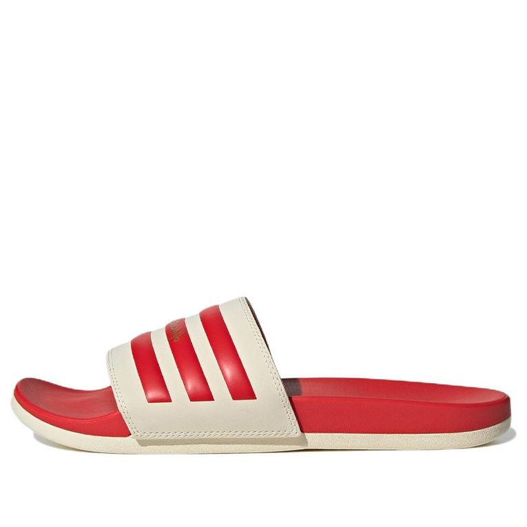 adidas Adilette Comfort Slide 'Wonder White Vivid Red' GW8755