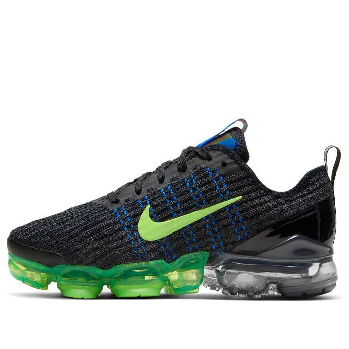 (GS) Nike Air VaporMax Flyknit 3 'Black Ghost Green' DD9718-001