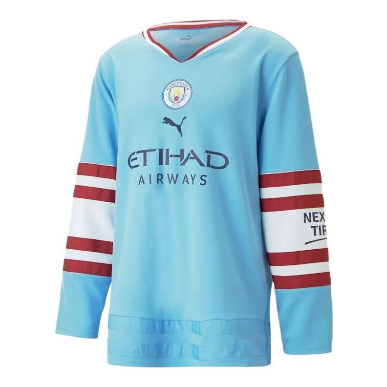 PUMA Manchester City Oversize Winter Long Sleeves Jersey 'Blue' 769465-01