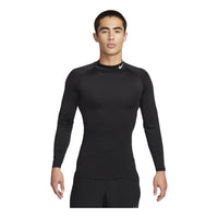 Nike Pro Dri-FIT Fitness Mock-Neck Long T-Shirt 'Black' FB7909-010