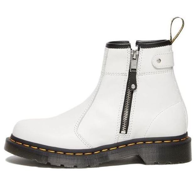 (WMNS) Dr. Martens 2976 Twin Zip Boots 'White' 27618100