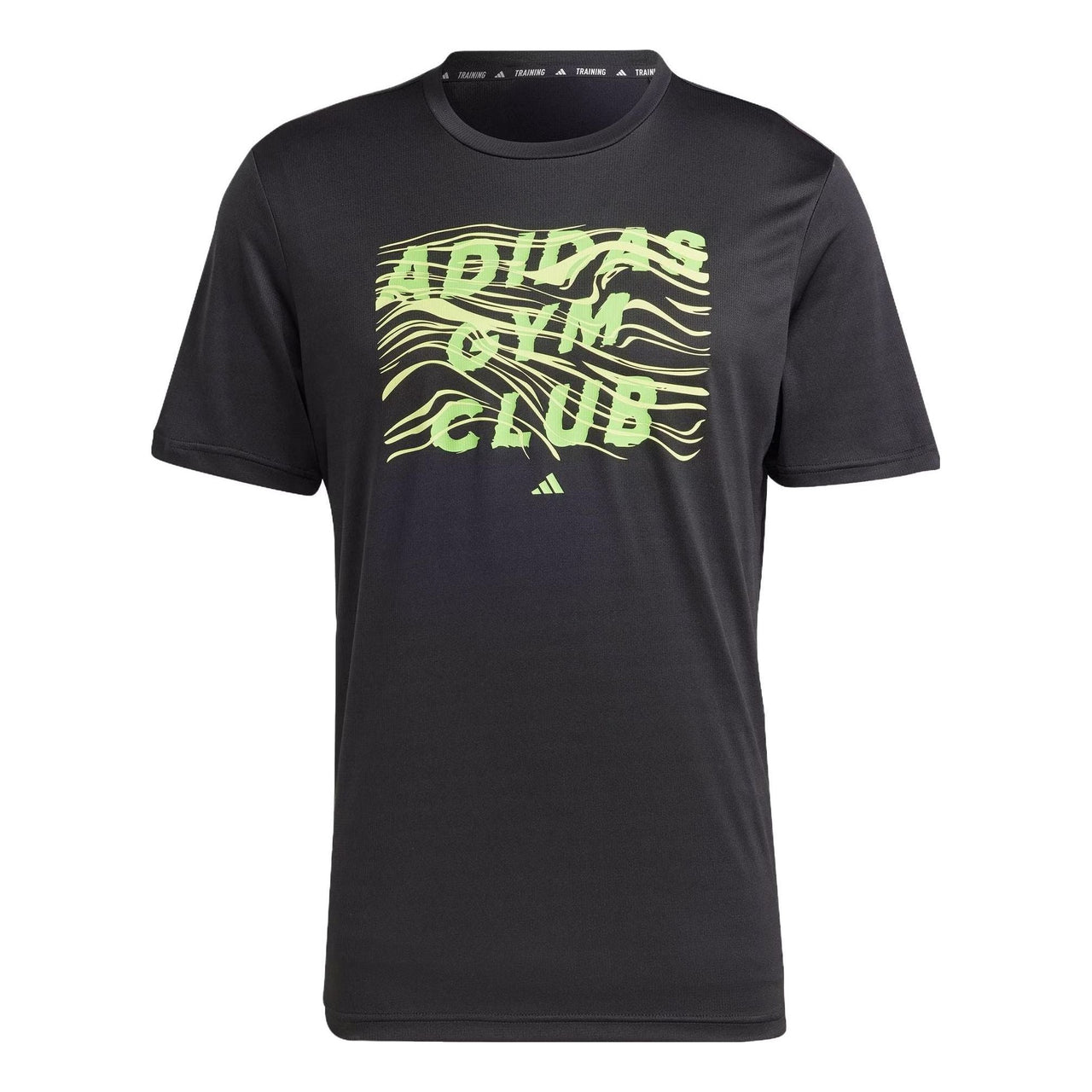 adidas HIIT Graphic Training T-Shirts 'Black Green' IL7008
