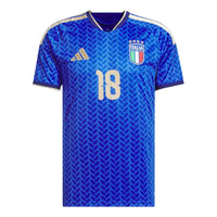 adidas Italy 26 Home Barella Jersey Asia Sizing 'Bold Blue' KW7734