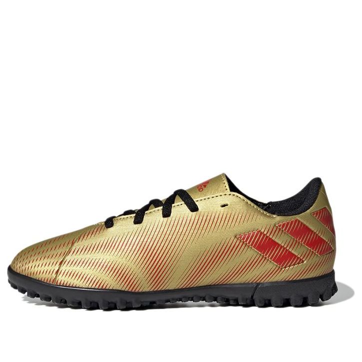 (GS) adidas Nemeziz Messi .4 TF 'Gold Metallic Scarlet Core Black' FY0812