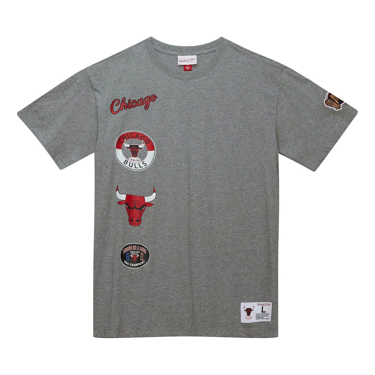Mitchell & Ness x NBA City Collection T-shirt 'Chicago Bulls' TCRW4989-CBUYYPPPGYHT