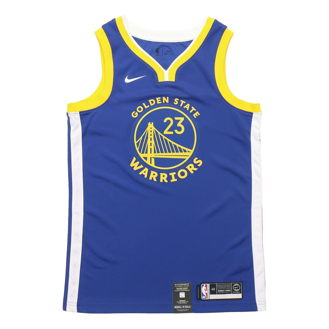 Nike NBA Icon Edition golden state warriors draymond green Jersey Blue AV4947-498