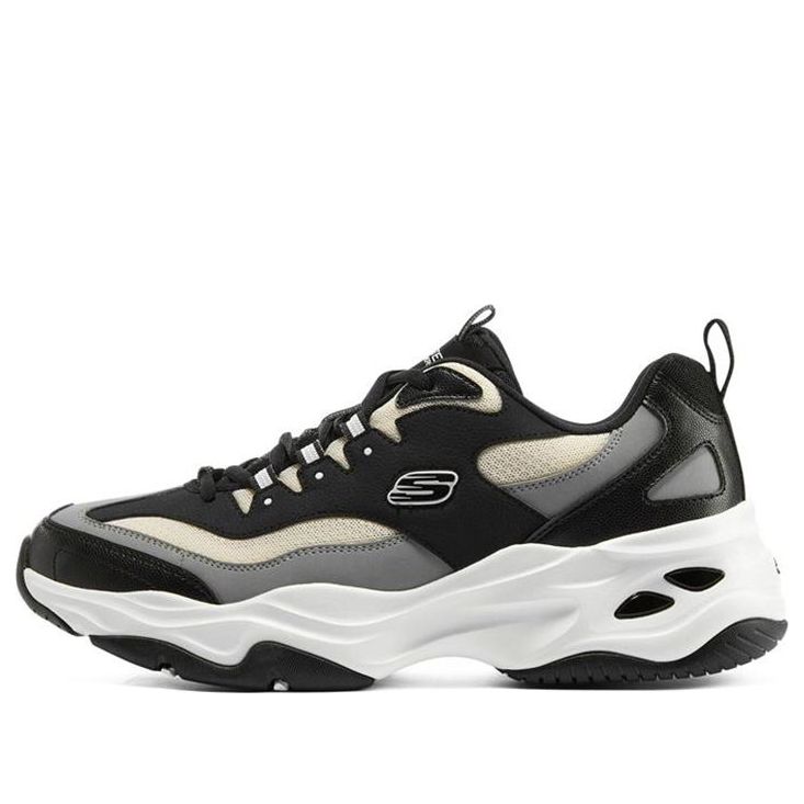Skechers D'Lites 4.0 'Black White' 237409-BKW