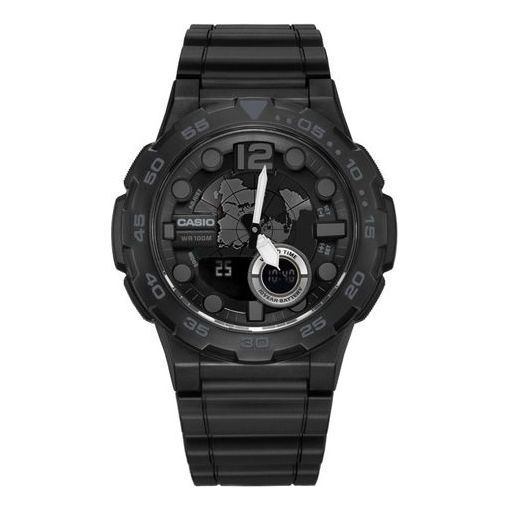 CASIO Waterproof Sports Mens Black Analog AEQ-100W-1BVDF